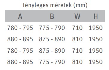 Superia 1ajtó kabin bm