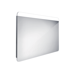 Lekerekített felső LED tükör 900x700