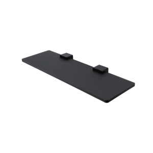 Plexi polc - matt fekete - 400 mm