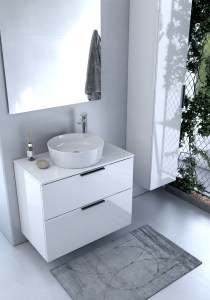 Geo fényes fehér 60 cm