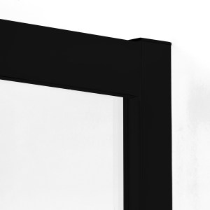 SUVIA BLACK szögletes zuhanykabin