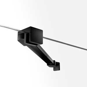 Kalibra zuhanykabin fekete profillal