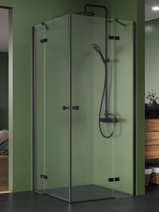 Kalibra zuhanykabin fekete profillal