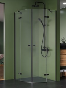 Kalibra zuhanykabin fekete profillal