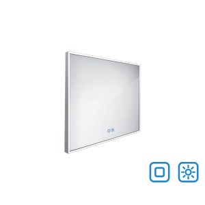 Keretes LED tükör érintésérzékelővel 800x700