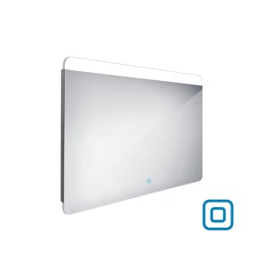 Lekerekített felső LED tükör 1000x700 érintésérzékelővel